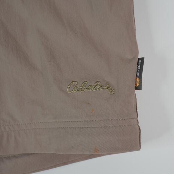 Cabelas Shorts Mens 42 Cargo Camping Nylon Hiking Performance Insect Defense - Picture 4 of 16